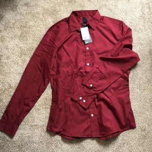 MENS slim fit button down